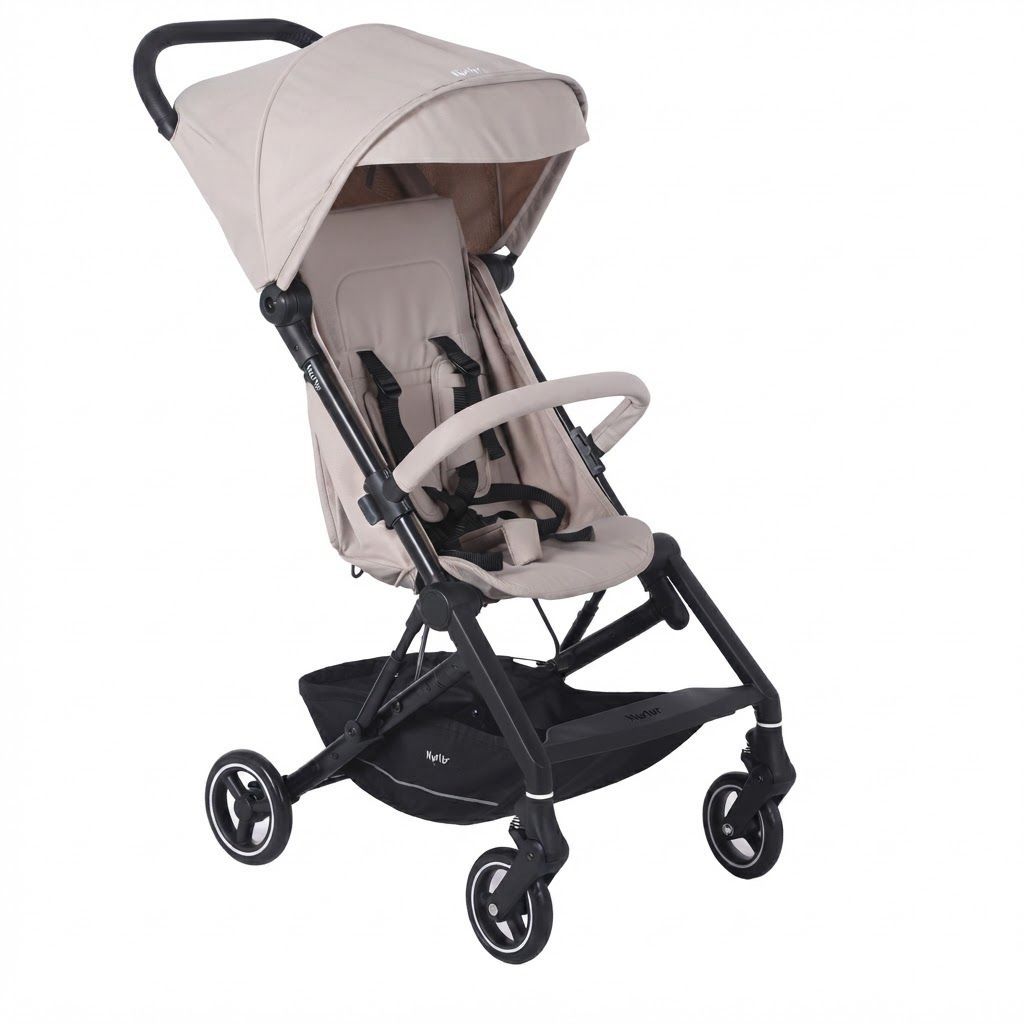 Nurtur Pixel Compact Travel Stroller - Ultra-Lightweight 5.9kg Cabin Stroller, Aluminium Frame  5-Point System
