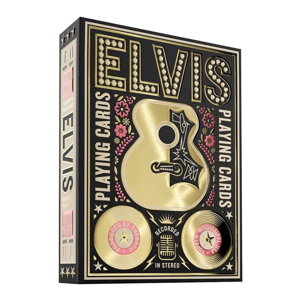 Theory II Elvis Playing Cards, Premium Collectible Deck, Iconic Elvis Presley Design, Luxury Poker Cards Set, Unique Gift for Music & Card Fans 