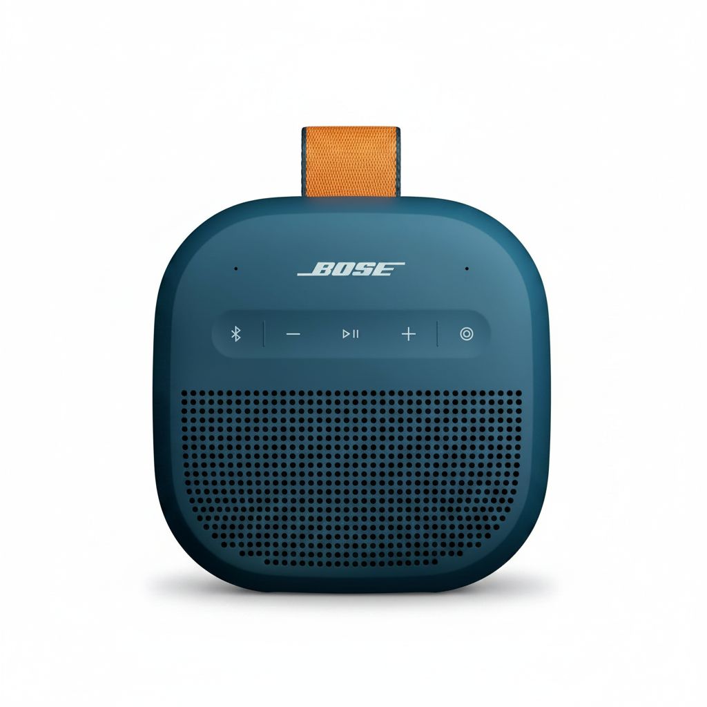 Bose SoundLink Micro Bluetooth Speaker (2nd Gen), Compact, Waterproof, Powerful Sound, 12-Hour Battery Life - Twilight Blue