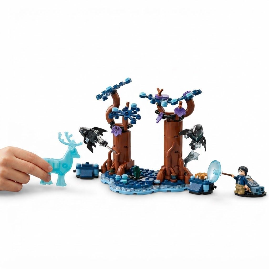 LEGO Harry Potter Forbidden Forest: Expecto Patronum Building Set, Includes Harry Potter 7+ years, Harry Potter, Sirius Black