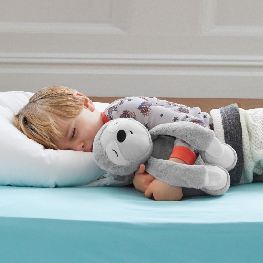 Skip Hop Cry Activated Soothing Sloth Plush Toy, Cry-Activated Smart Sensor, Automatic Soothing Response, Lullabies And Soothing Sounds - Gray
