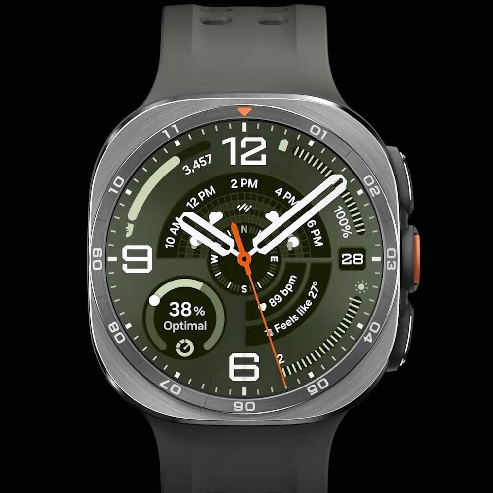 [PRE-ORDER] Samsung Galaxy Watch Ultra2 LTE Smartwatch, 1.52" AMOLED Display, 800mAh Battery, 10ATM+ & IP69K Water Resistance | Titanium Silver - SM-L715FZSAXSG