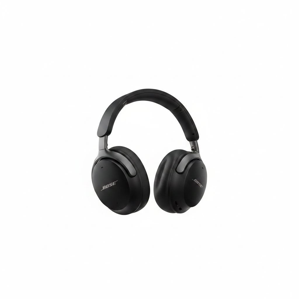 Bose QuietComfort Ultra Wireless Over-Ear Headphones, Noise Cancelling, Spatial Audio, Bluetooth, Up to 24-Hour Battery Life - Black