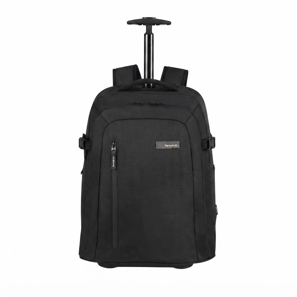 Samsonite Roader 14 Inch Laptop Backpack, 17L Durable Eco-Friendly Travel Bag, Padded Tablet, RPET (Recycled Plastic Bottles) | Deep Black