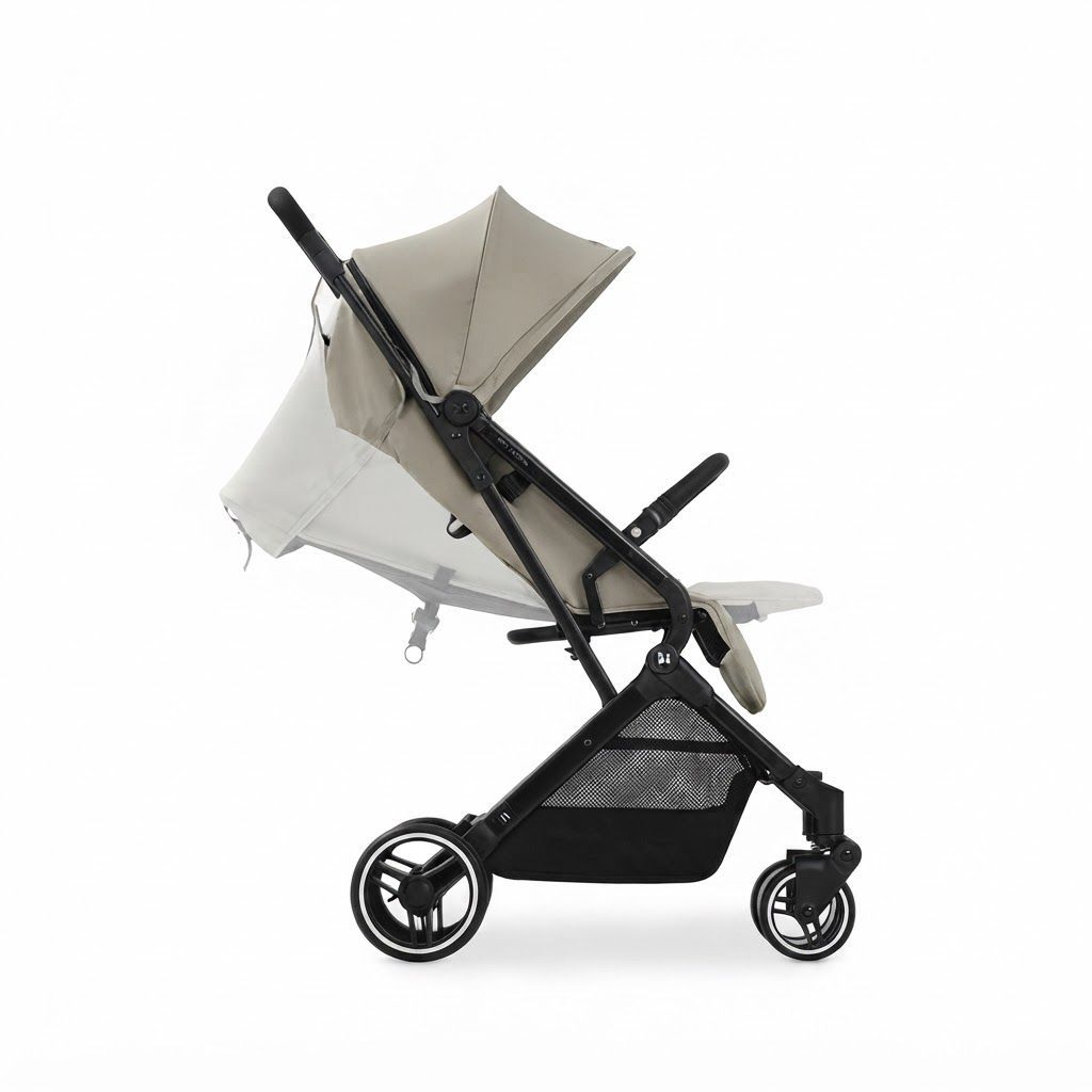 Hauck Travel N Care Plus Travel Buggy Lightweight Foldable Stroller for Kids up to 25kg, One-Hand Fold, Combines Portability with Superior Comfort | Velvet Olive 