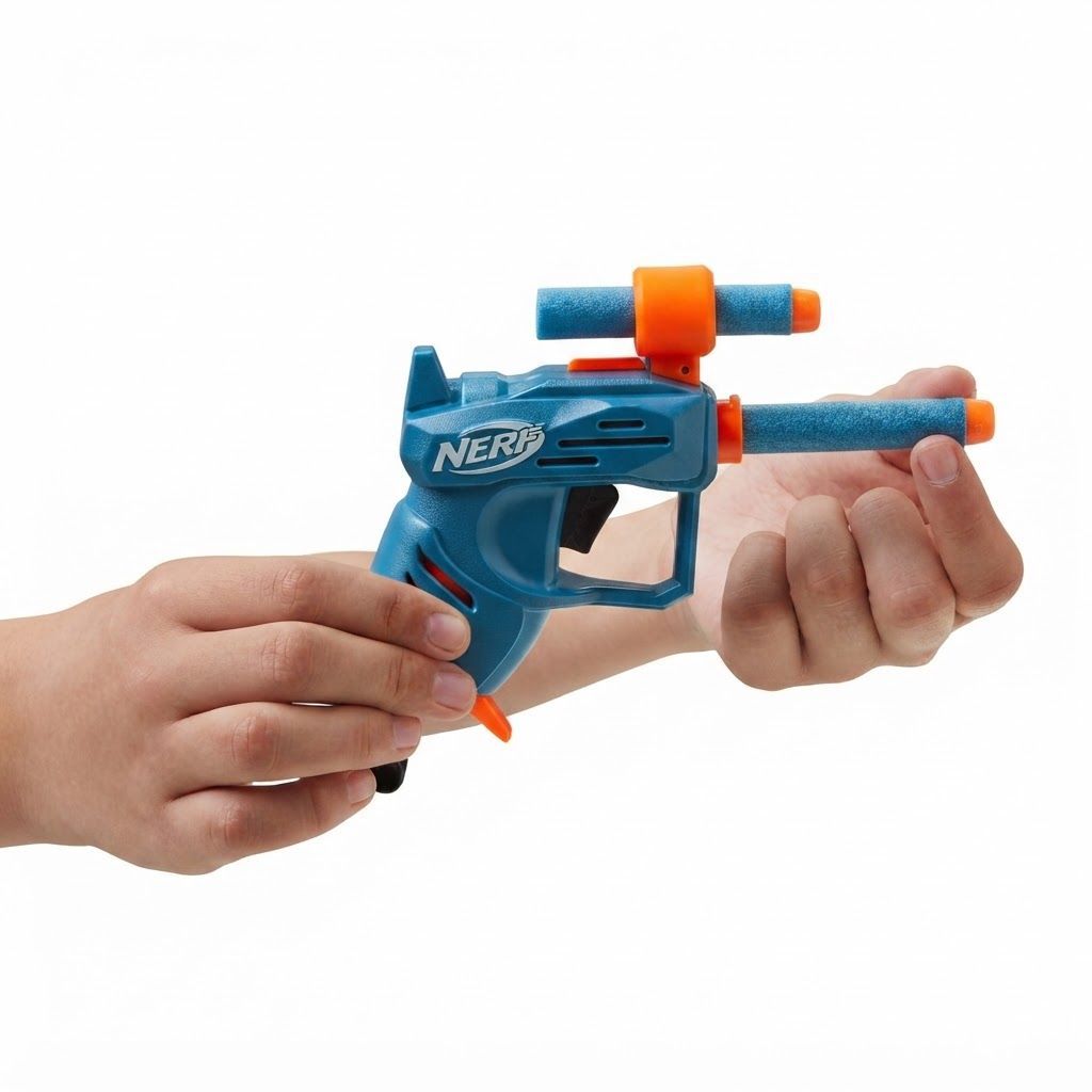Nerf Elite 2.0 Ace SD-1 Dart Blaster - Compact Stealth Toy Blaster for Kids, 2 Official Darts