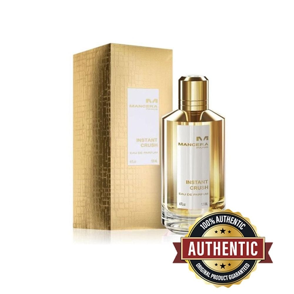 Mancera Instant Crush Eau de Parfum Unisex, Oriental Floral Fragrance with Saffron, Rose, Amberwood, Vanilla & Oakmoss - 120ml
