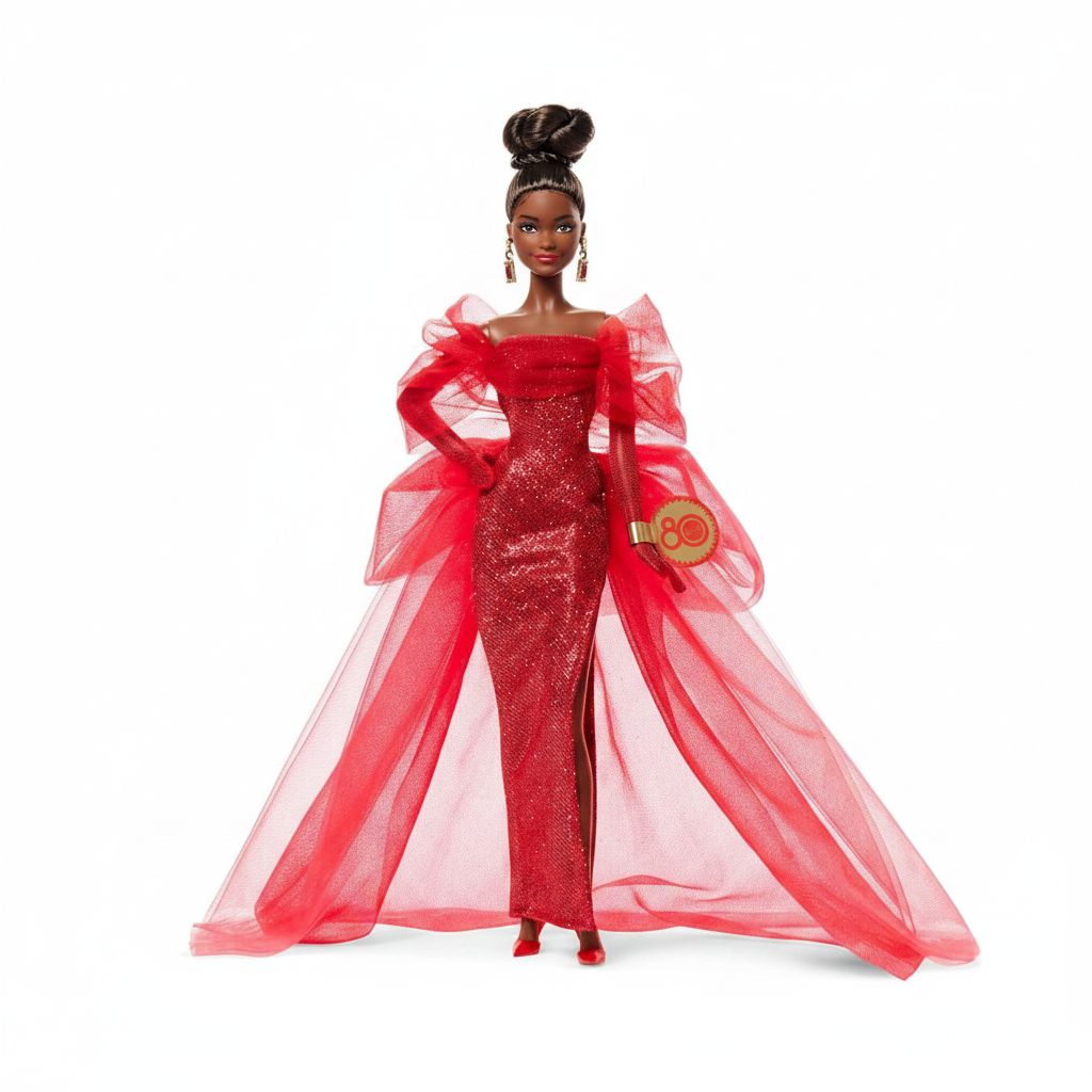 Barbie 80th Anniversary Brunette Doll | Limited Edition Collector's Item
