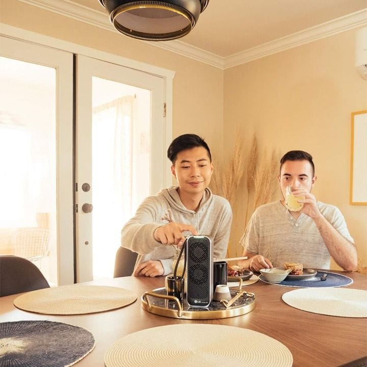 LG PuriCare Mini Air Purifier CADR 13 m³/h PM 1.0 Sensor, App Control, Portable | AP151MBA1