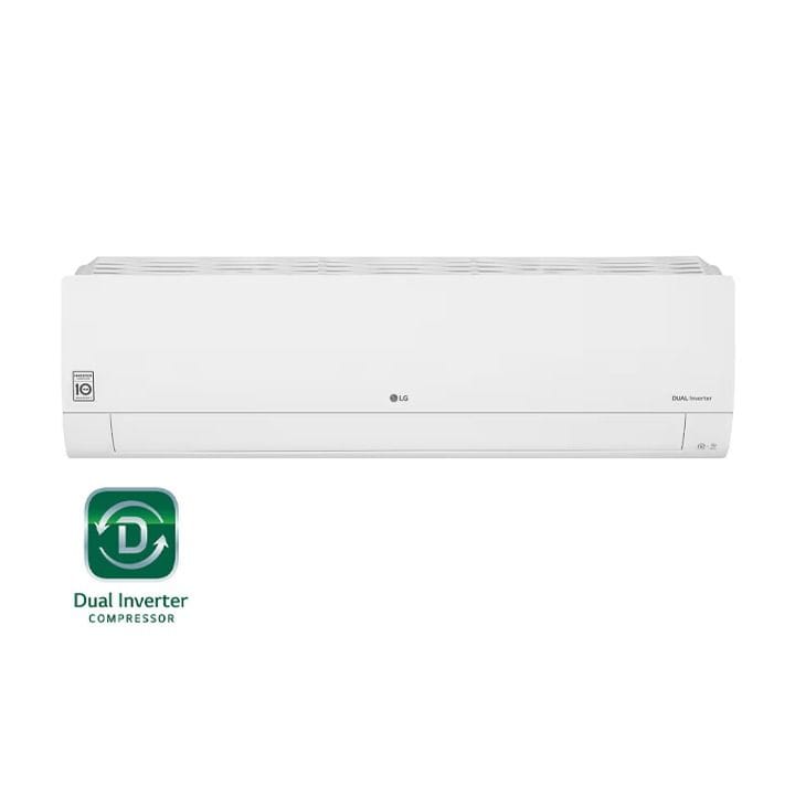 LG 2.5 Ton Split Air Conditioner 28,000 BTU, Dual Inverter Compressor™, Gold Fin™, Faster Cooling, Dual Protection Filter, Auto Cleaning - White - I34TKF