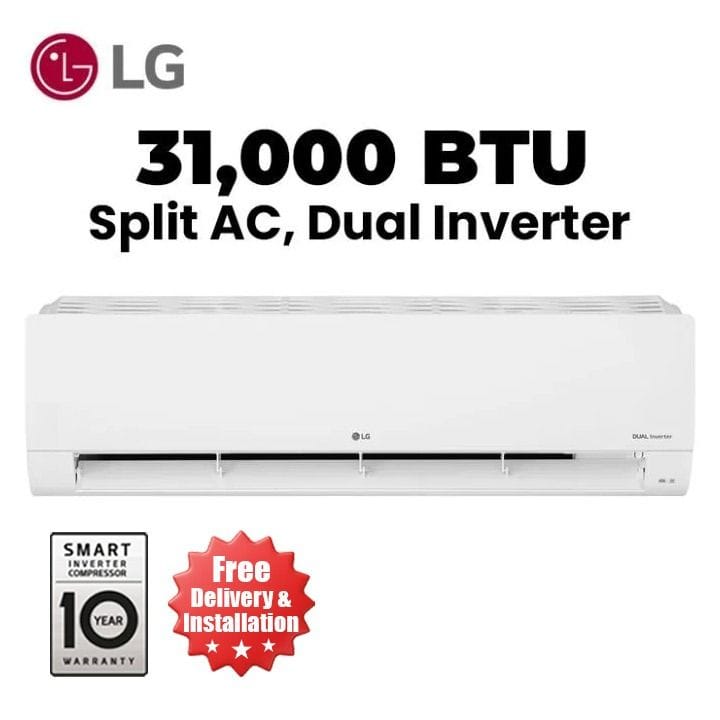 مكيف هواء إل جي سبليت، قدرة تبريد 31,000 وحدة حرارية بريطانية ‎I38TKF‎