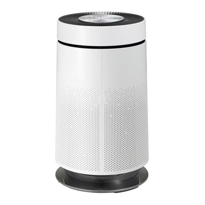 LG PuriCare 360° Air Purification And Clean Booster, Anti-bacterial Nano-ions, H13 HEPA, Clean Booster 61.2m² - White - AS65GDWH0