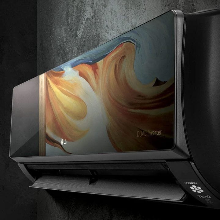 LG 1.5 Ton ARTCOOL Inverter AC 18000 BTU, Energy Saving, Fast Cooling, Dual Inverter Compressor™, Smart ThinQ™ (Wi-Fi), Plasmaster™ IonizerPLUS - Grey - A23TNC