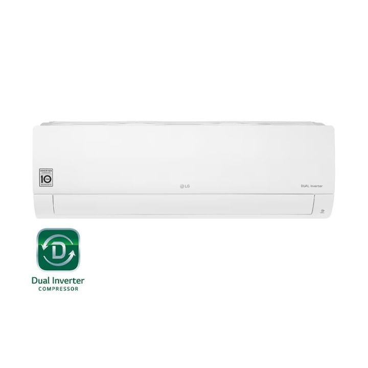 LG 1.5 Ton Split Air Conditioner 18,081 BTU, Dual Inverter Compressor™, Smart ThinQ™ (Wi-Fi), Plasmaster Ionizer+ - White - I23TNC