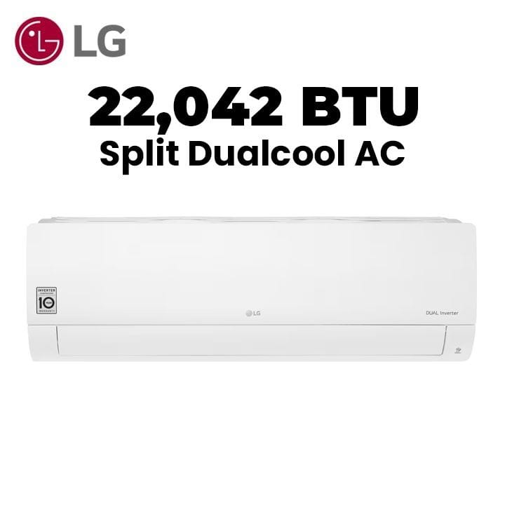 LG Split Air Conditioner, DUALCOOL, WiFi, 22,042 BTU | I27TNC
