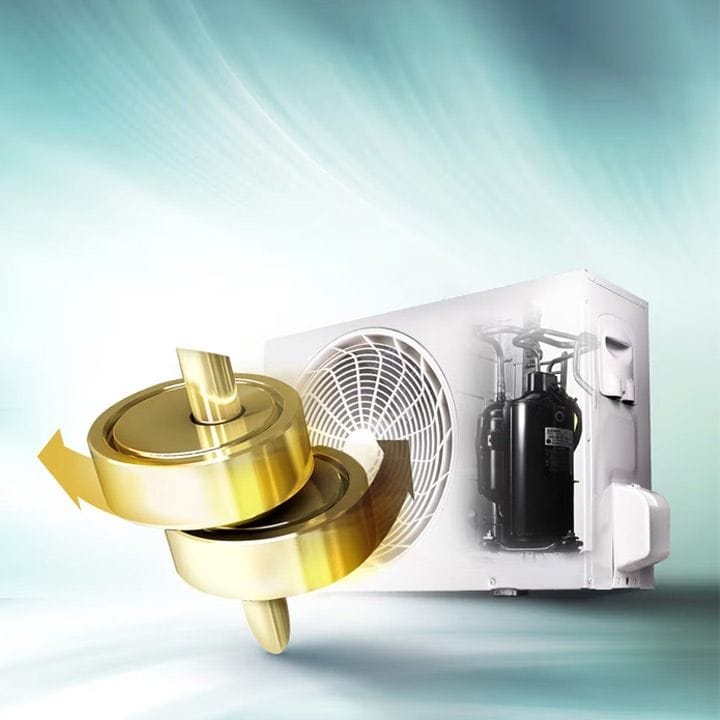 LG 2 Ton Split Air Conditioner 22,042 BTU, Dual Inverter Compressor™, Smart ThinQ™ (Wi-Fi), Plasmaster Ionizer+ - White - I27TNC