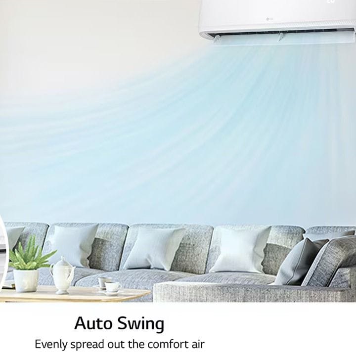 مكيف إل جي سبليت، ضاغط دوار، واي فاي، قدرة ١٨٠٦٣ وحدة حرارية بريطانية T18ZCA