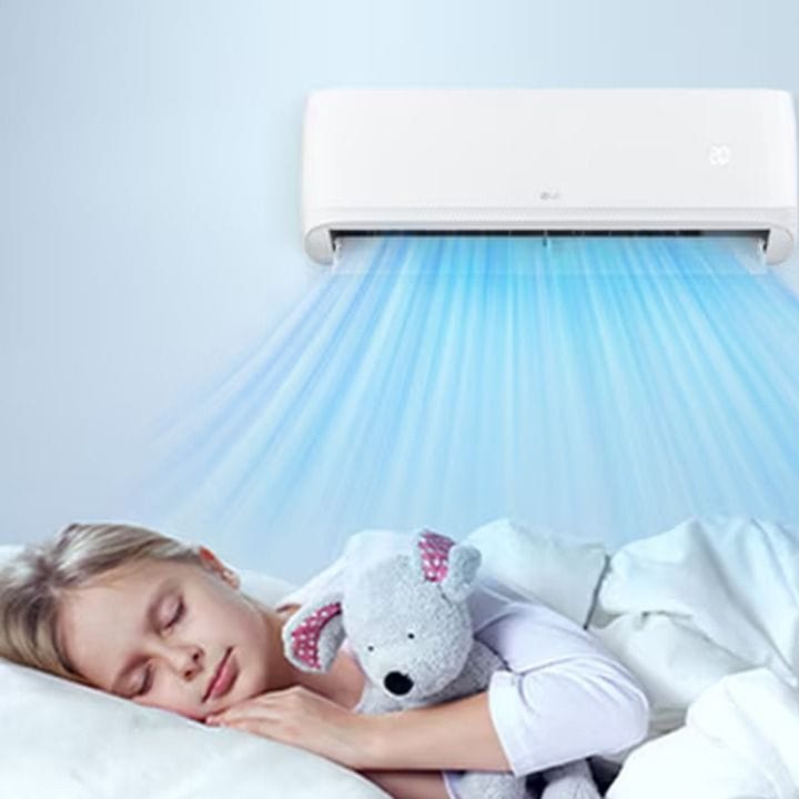 LG 2 Ton Rotary Compressor Split Air Conditioner 22000 BTU, Fast Cooling, Gold Fin™, Smart ThinQ™ (Wi-Fi) - White - T24ZCA