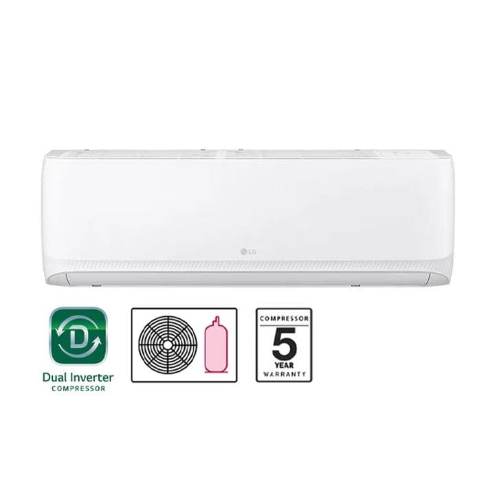 LG 2.5 Ton Split Air Conditioner With Rotary Compressor 26,276 BTU, Gold Fin™, Fast Cooling, Long Distance Airflow, Quiet Mode, Dual Sensing - White - T30ZCA