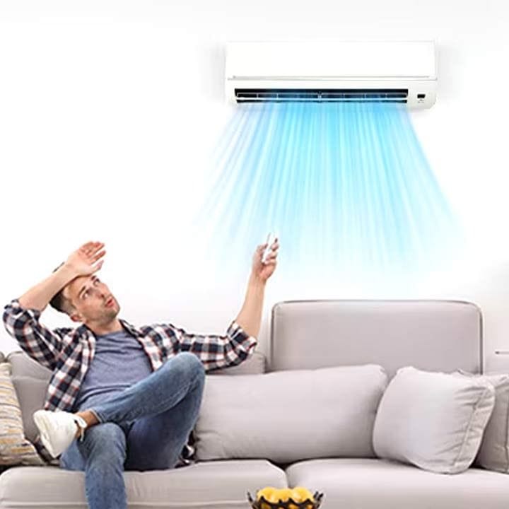 LG 2.5 Ton Split Air Conditioner With Rotary Compressor 26,276 BTU, Gold Fin™, Fast Cooling, Long Distance Airflow, Quiet Mode, Dual Sensing - White - T30ZCA