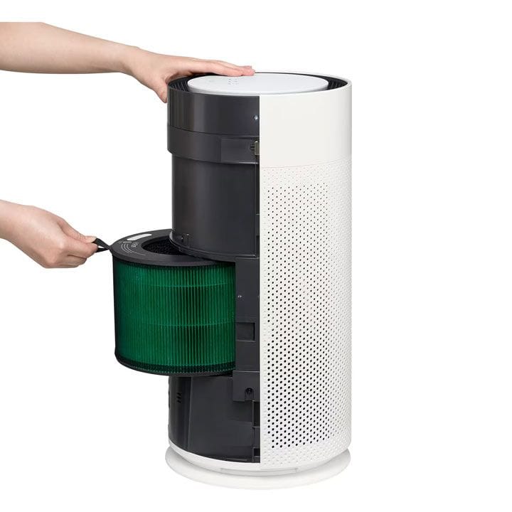 LG PuriCare™ AeroHit Air Purifier, White, 32 m² Coverage with 360° Filter | AS35GGW10