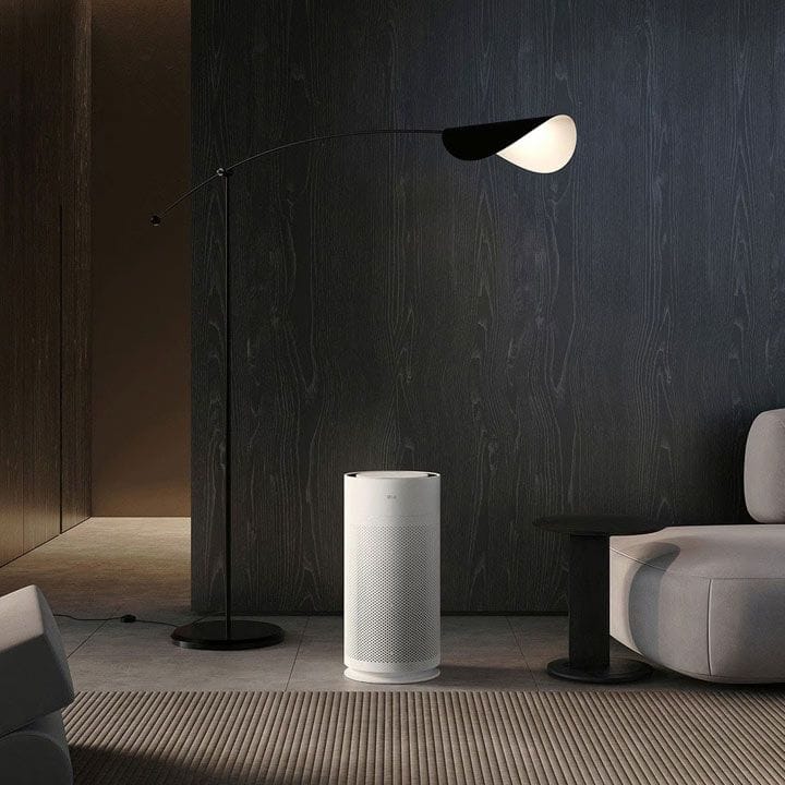 LG PuriCare™ AeroHit Air Purifier, White, 32 m² Coverage with 360° Filter | AS35GGW10