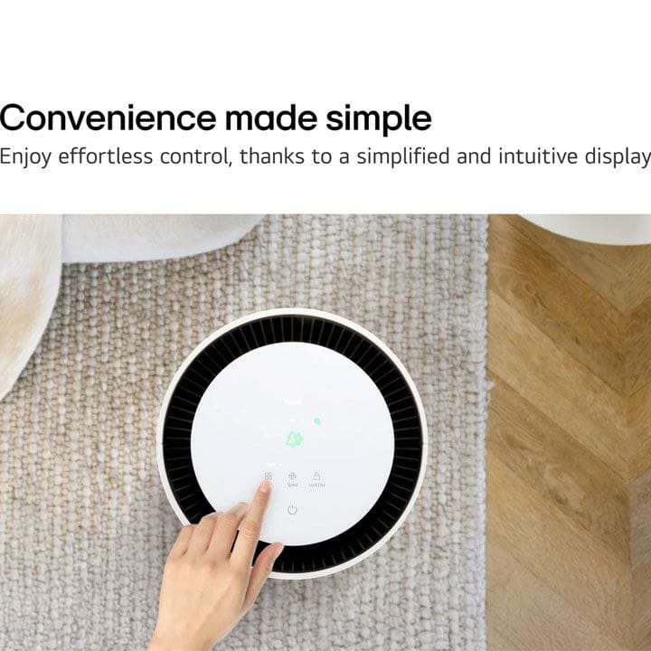 LG PuriCare™ AeroHit Air Purifier, White, 32 m² Coverage with 360° Filter | AS35GGW10