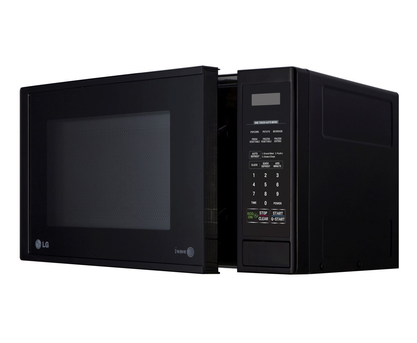 LG Solo Microwave Oven, Supports Multiple Cooking Modes Heating, Easy To Use Membrane Control Panel 700W 20L - Black - MS2042DB
