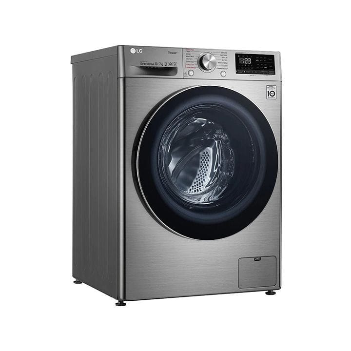 LG Washer & Dryer, 10/7 Kg, Bigger Capacity, AI DD, Steam, ThinQ | F4V5RGP2T
