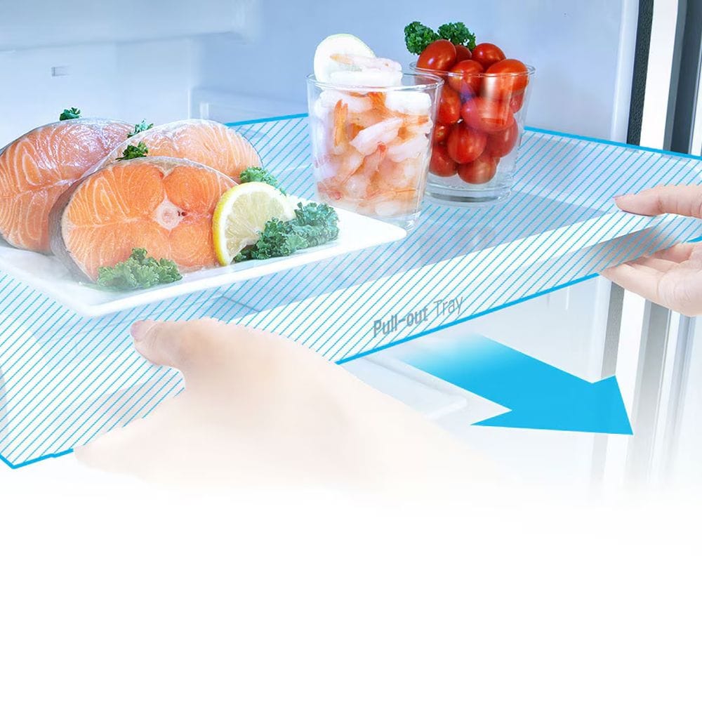 LG 600L Top Freezer Refrigerator, Smart Inverter Compressor, DoorCooling+, Multi Air Flow, Moist Balance Crisper & Hygiene Fresh+ | Shiny Steel - GR-C639HLCL.DPZQMEB