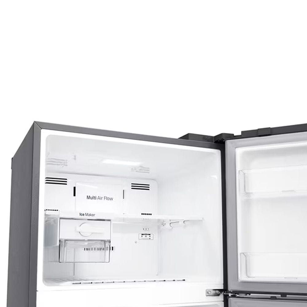 LG 600L Top Freezer Refrigerator, Smart Inverter Compressor, DoorCooling+, Multi Air Flow, Moist Balance Crisper & Hygiene Fresh+ | Shiny Steel - GR-C639HLCL.DPZQMEB