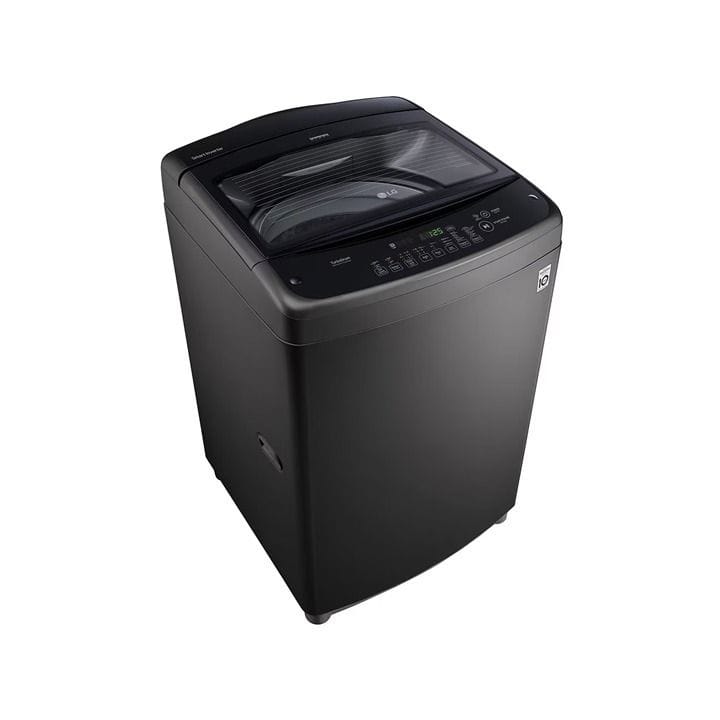 LG Top Load Washer, 18Kg, Black Color, Smart Inverter Control, TurboDrum, Smart Diagnosis | T18665NEHT2