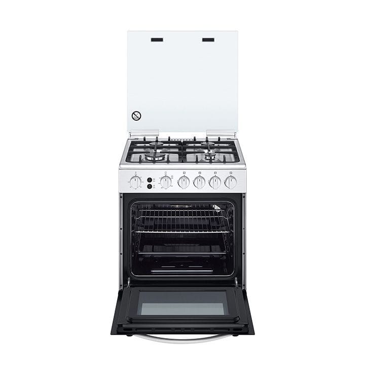 LG 60x60  4 Burner Full Gas  Cooking Range Full Safety Stainless Steel Finish with Cast Iron Trivet With Rotisserie | FA211RMA 