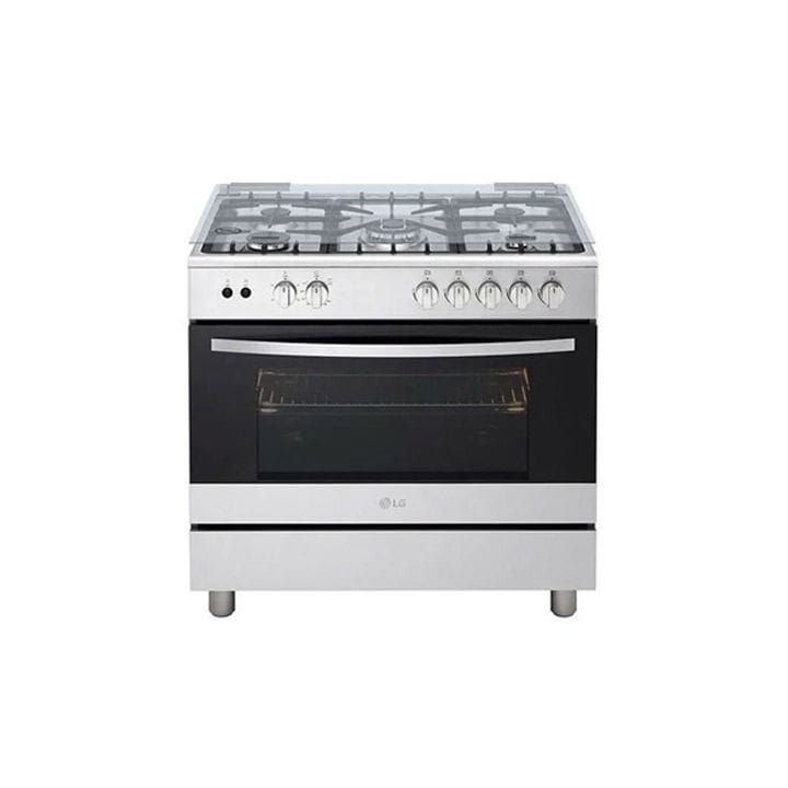 LG 90x60cm 5-Burner Full Gas Cooking Range + Nutricook Air Fryer Duo 2 FlexZone 8.5L + Nutricook Smart Pot 2 9.5L - Big Family Cooking Bundle (101002000000208 + 301006000000072 + 301006000000053)