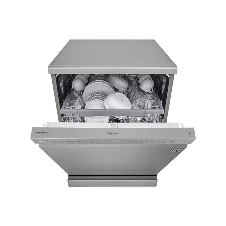 LG QuadWash DFC532FP Steam Dishwasher, 14 Place Settings, EasyRack Plus, Inverter Direct Drive, ThinQ