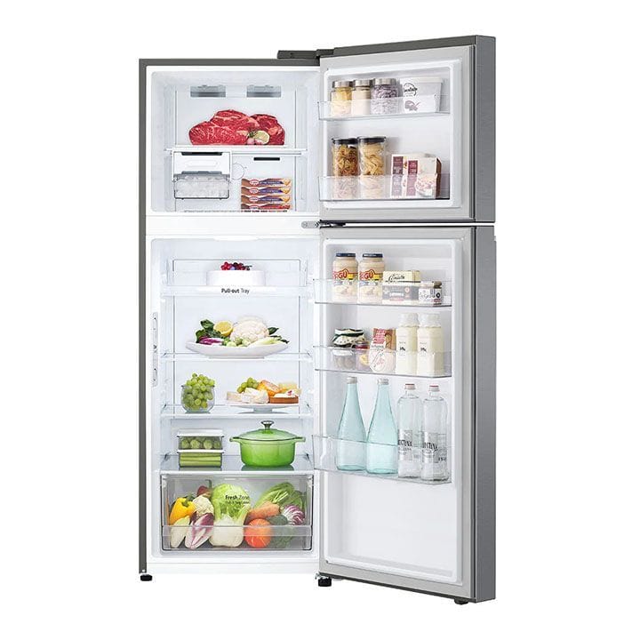 LG New Smart Inverter Top Freezer, Door Cooling Plus, Multi Air Flow, Smart Diagnosis 315L - Dark Graphite Steel - GN-B422PQGB