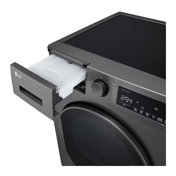 LG Heat Pump Dryer 8Kg, A++, Heat Pump, Sensor Dry, Automatically Adjusts Drying Time - Dark Silver - RH80T2SP7RM