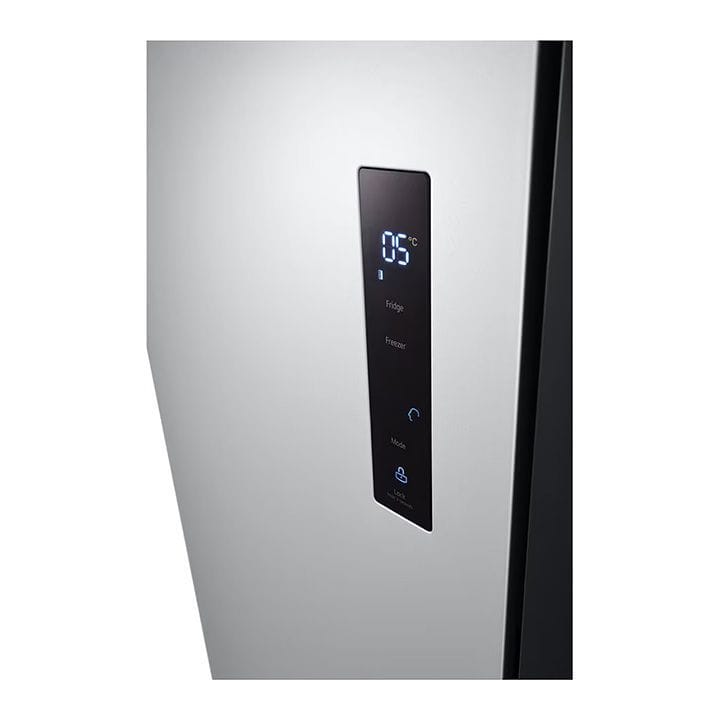 LG Side by Side Refrigerator, Total No Frost, Multi AirFlow, Touch LED Display, Smart Inverter Compressor Tempered Glass | GRFB587PQAM