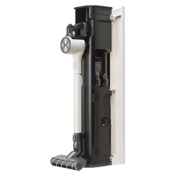 LG CordZero A9 Ultra Vacuum Cleaner, Dual Battery, UVC LED And Filtration System 210W - White - A9T-ULTRA -DCBQLGF