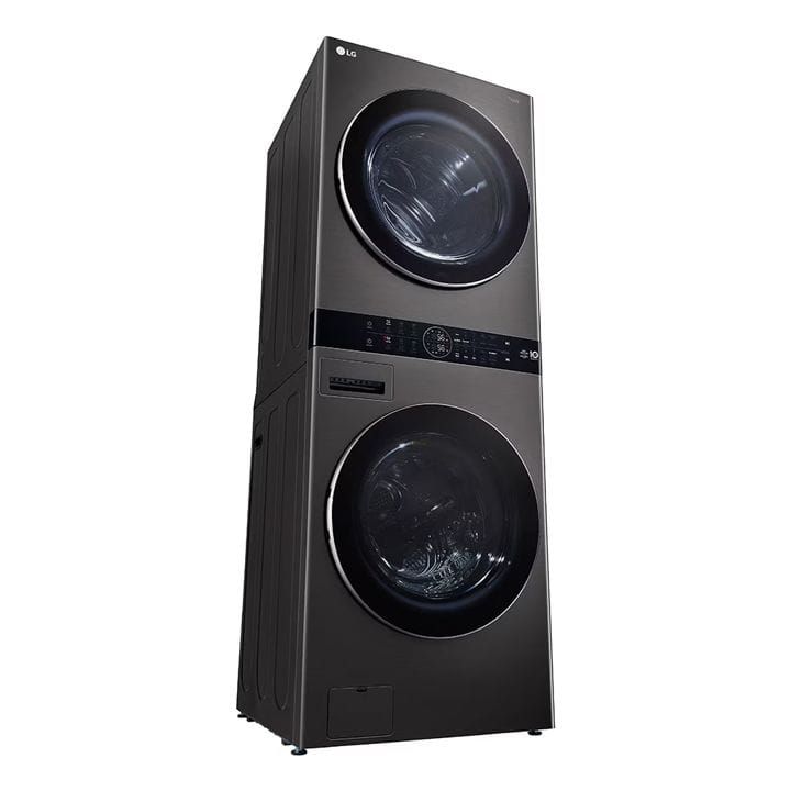 واش تاور إل جي ٢٠٢٤ بحجم ٢٧ بوصة - غسالة ١٩ كجم، مجفف ١٦ كجم  