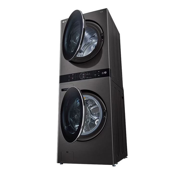 واش تاور إل جي ٢٠٢٤ بحجم ٢٧ بوصة - غسالة ١٩ كجم، مجفف ١٦ كجم  