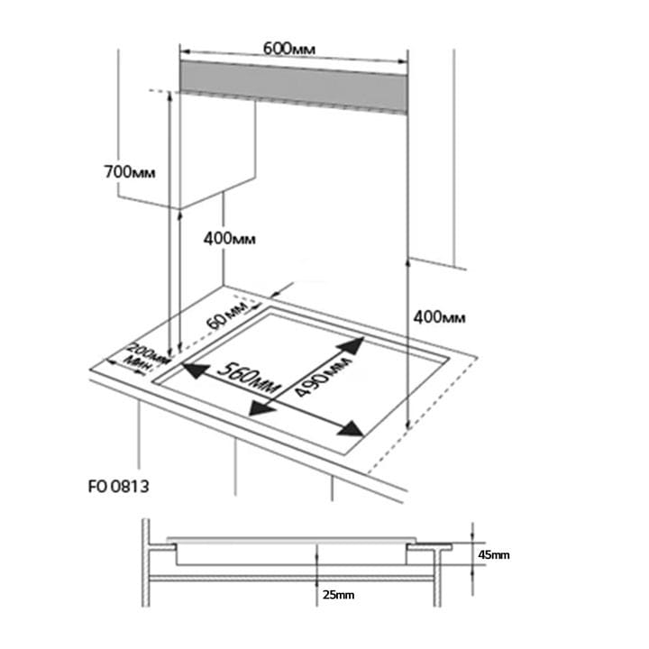 LG Built In Gas Hob With 4 Burners 60cm, Enamel Coated Pan Support, Sleek Silver Design Adds Style To Kitchen - Silver - HU641BBG