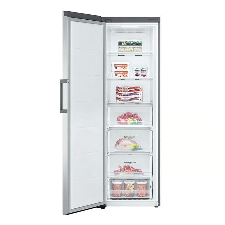 LG 324 Ltrs Upright Freezer - Silver | GR-B414ELFM