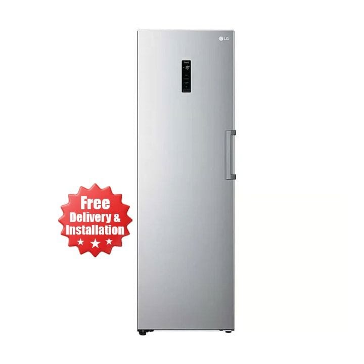 فريزر رأسي إل جي سعة ٣٢٤ لتر - فضي | GR-B414ELFM  
