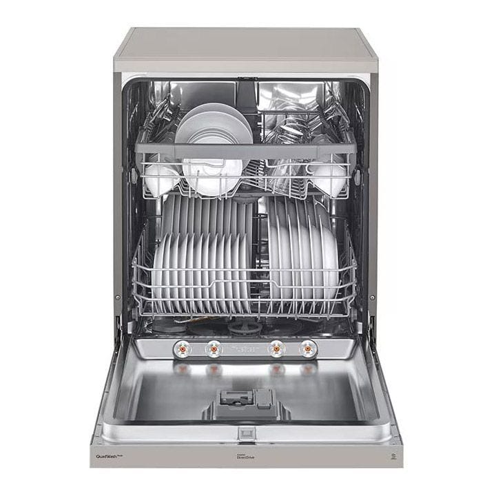 LG Dishwasher with 8 Programs + 14 Place Settings Platinum Silver | DFC435FP