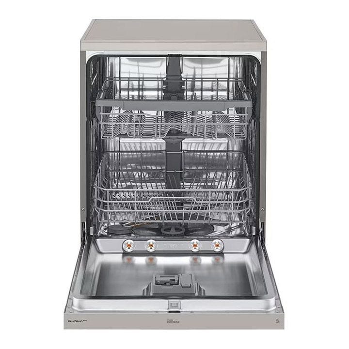 LG Dishwasher with 8 Programs + 14 Place Settings Platinum Silver | DFC435FP