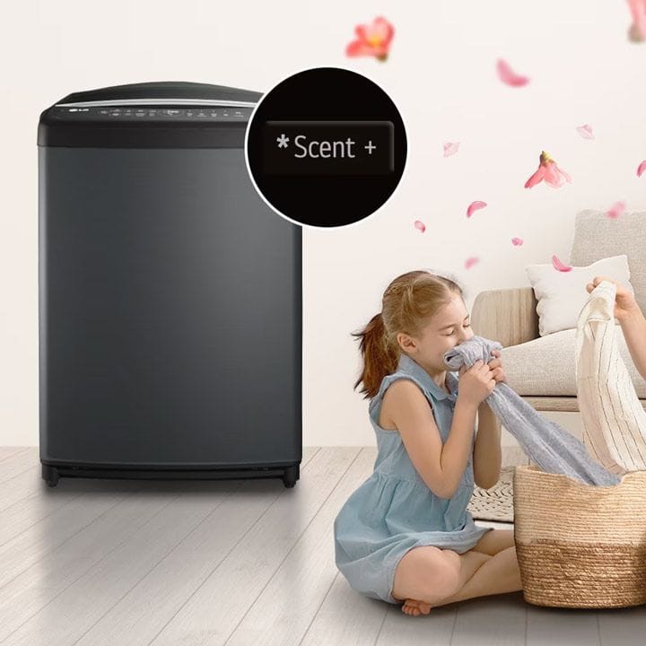 LG 19Kg Top Loading Washing Machine Middle Black Made in Thailand 
