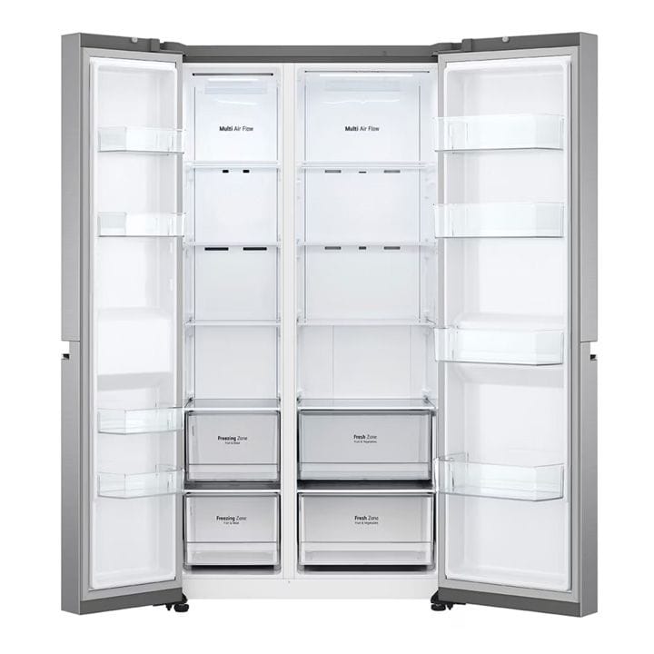 LG 694L Side by Side Refrigerator, LINEARCooling | GR-B267SLWL