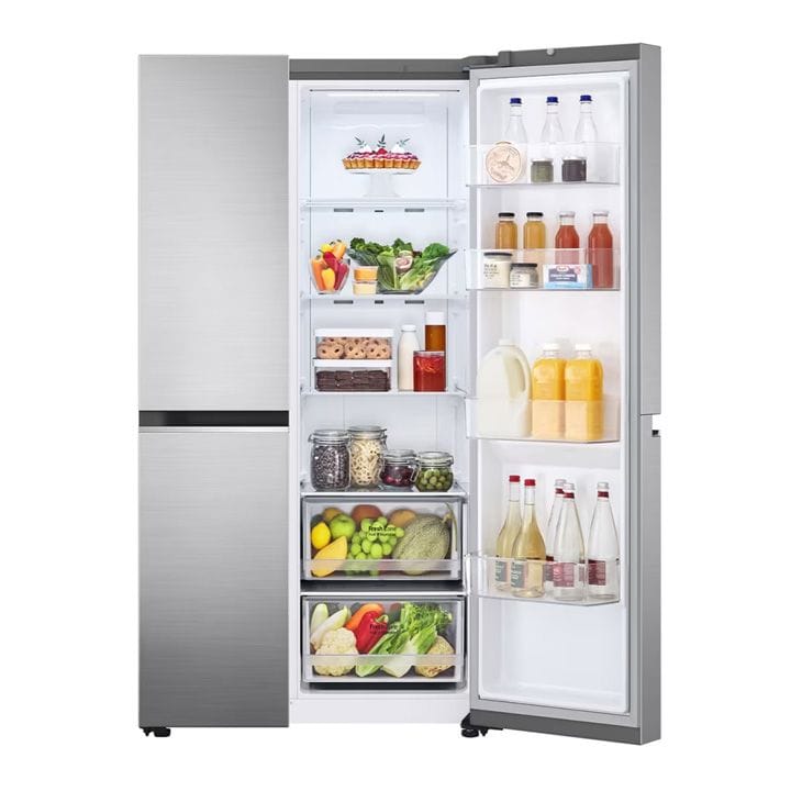 LG 694L Side by Side Refrigerator, LINEARCooling | GR-B267SLWL