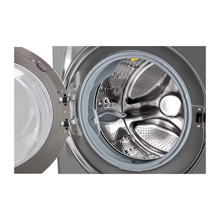 LG 24Kg Front load washing machine, Stainless Steel colour, Steam, 6 Motion DD Motor, ThinQ (Wi-Fi) | F0P3CYVDT